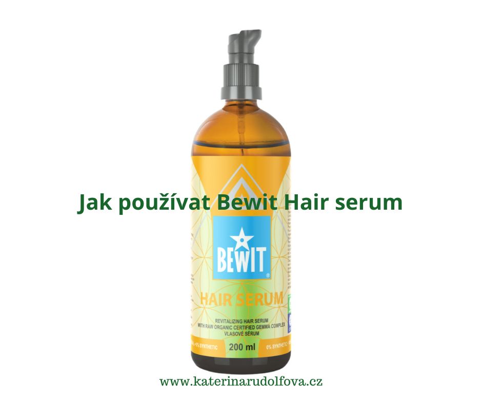 Jak pouzivat Bewit hair serum